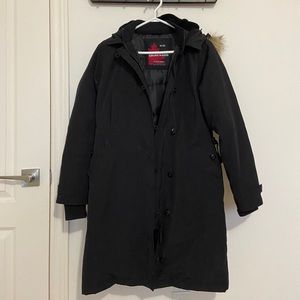 Bluenotes Winter Coat Womens Size M Black